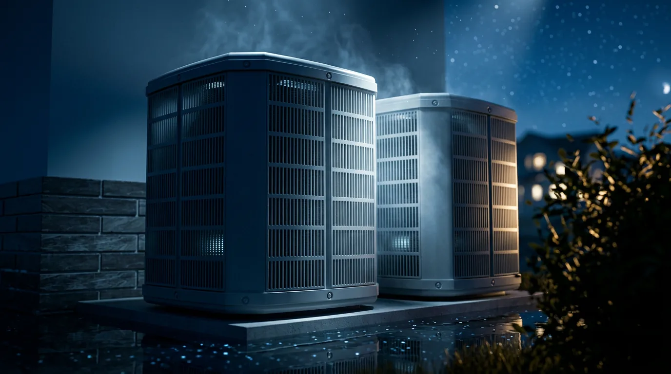 Central air conditioning installation