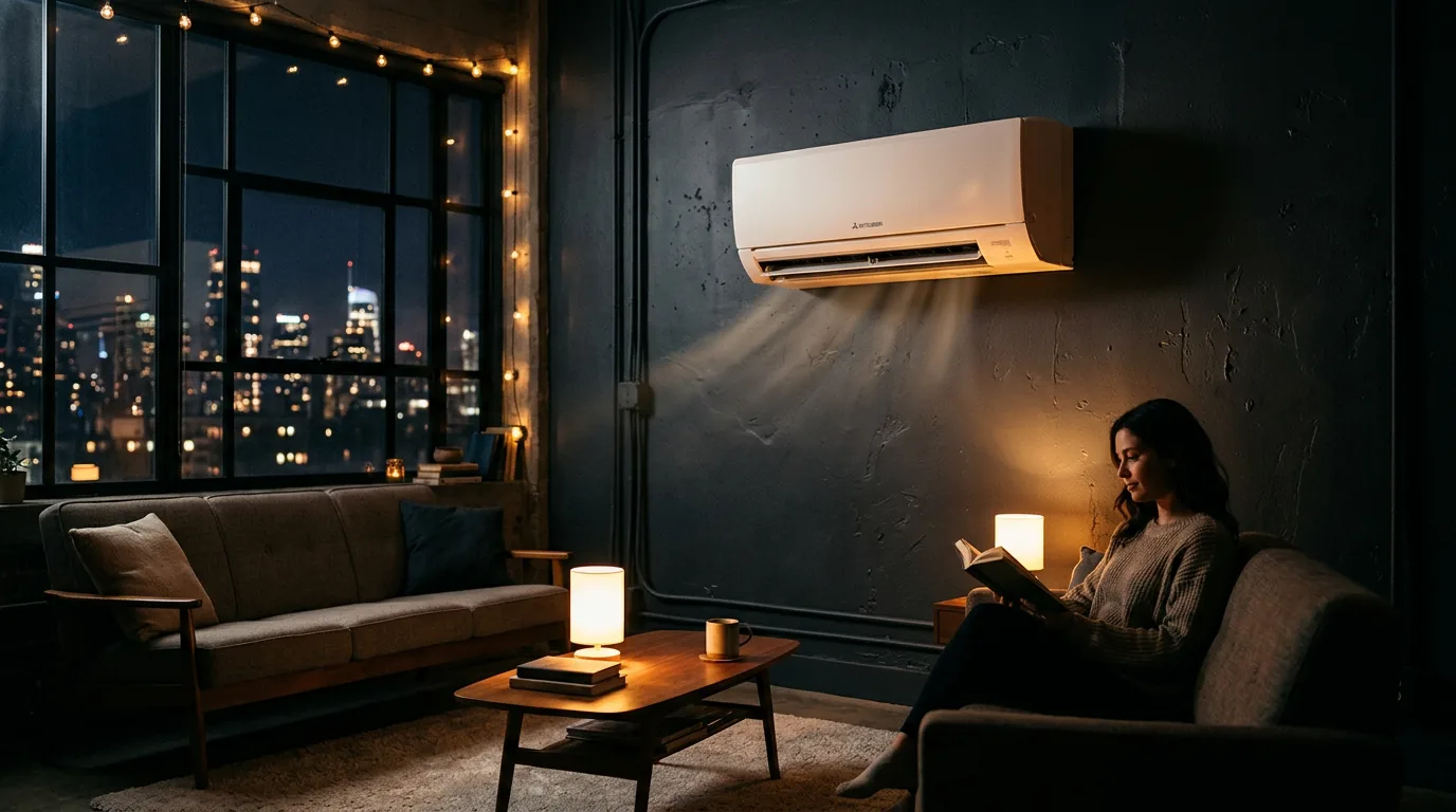 Ductless mini-split installation